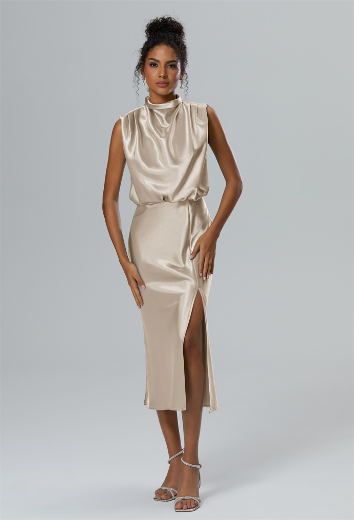 AW Margot Champagne  Wedding Guest Dresses